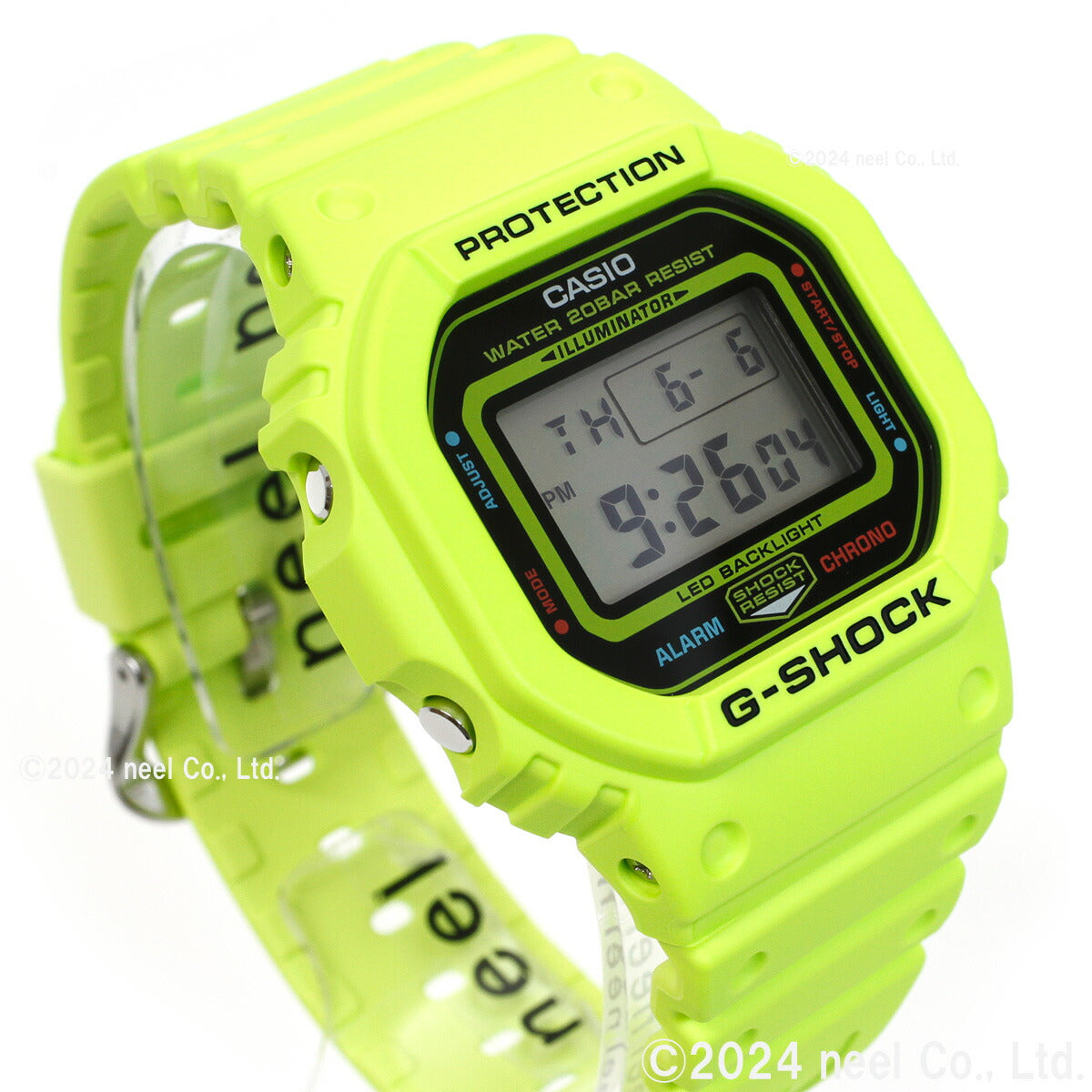 G-SHOCK デジタル カシオ Gショック CASIO 腕時計 メンズ DW-5600EP-9JF エナジー ENERGY PACK イエロー 電光石火 稲妻 イメージ【2024 新作】