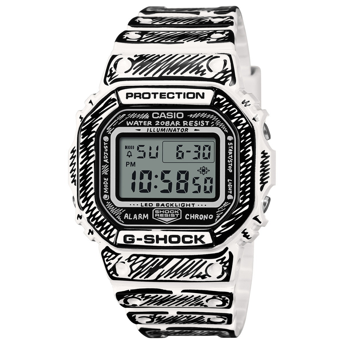 G-SHOCK デジタル カシオ Gショック CASIO Joshua Vides コラボ 限定モデル 腕時計 メンズ DW-5600JV-7JR【2026 新作】