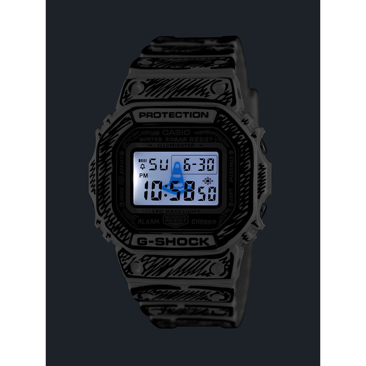 G-SHOCK デジタル カシオ Gショック CASIO Joshua Vides コラボ 限定モデル 腕時計 メンズ DW-5600JV-7JR【2026 新作】