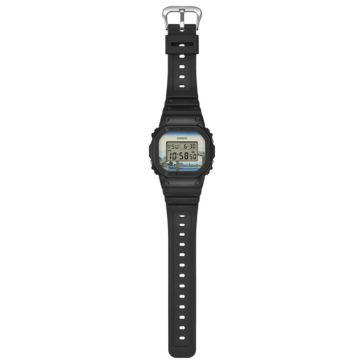 G-SHOCK デジタル カシオ Gショック CASIO 腕時計 メンズ DW-5600KHFM25-1JR 葛飾北斎 富嶽三十六景 深川万年橋下 モチーフ【2026 新作】