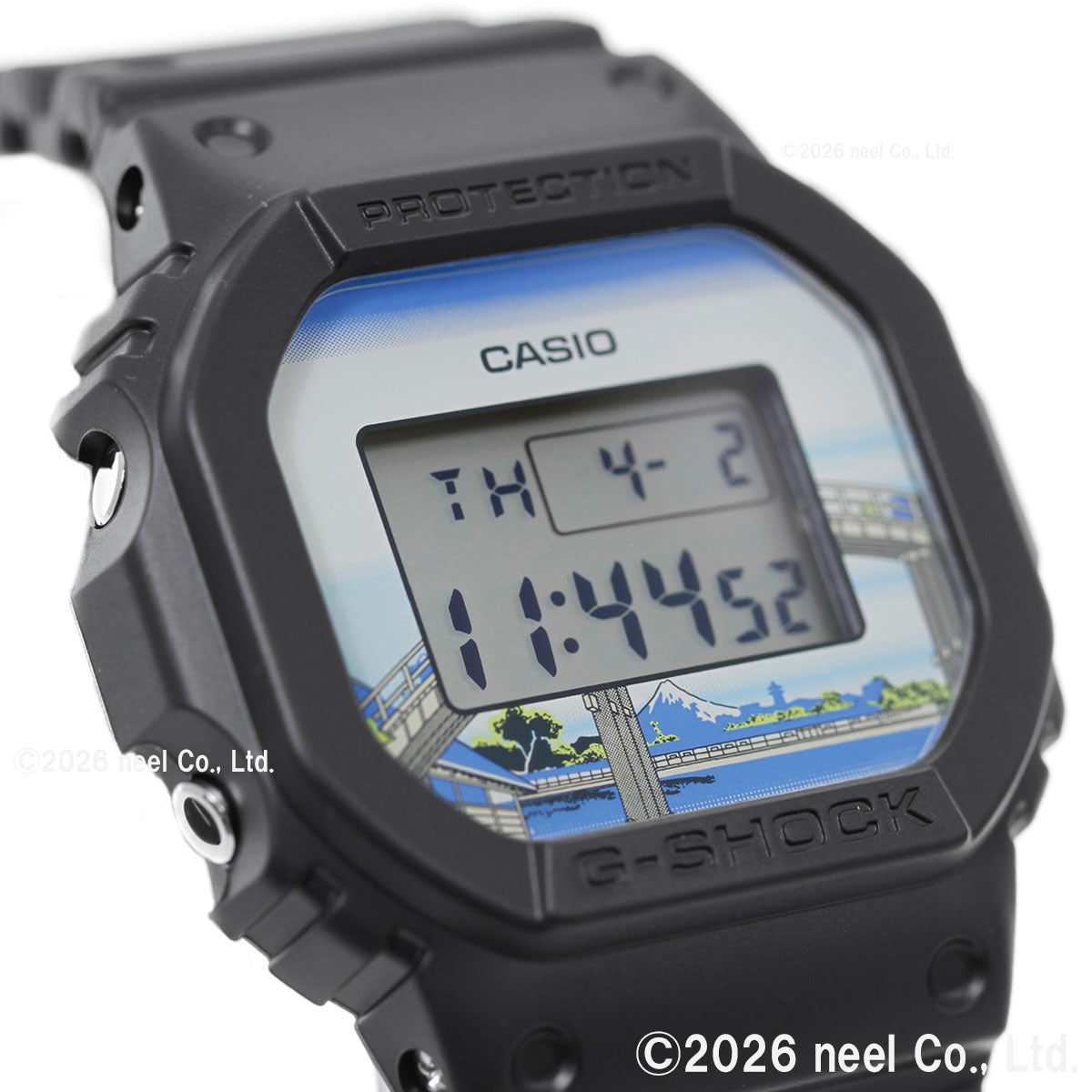G-SHOCK デジタル カシオ Gショック CASIO 腕時計 メンズ DW-5600KHFM25-1JR 葛飾北斎 富嶽三十六景 深川万年橋下 モチーフ【2026 新作】