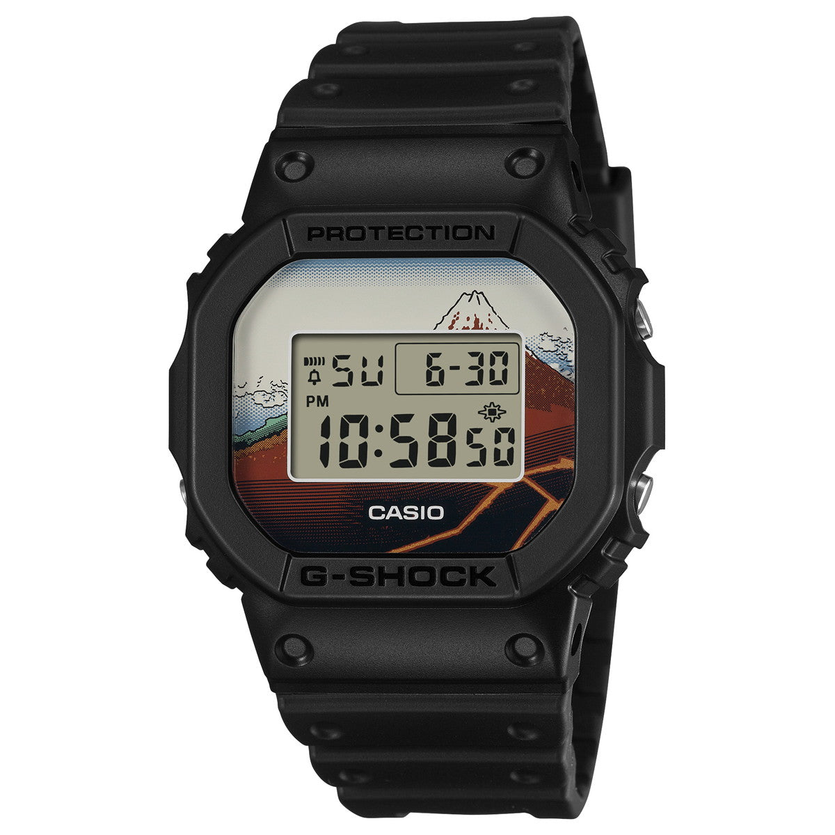 G-SHOCK デジタル カシオ Gショック CASIO 腕時計 メンズ DW-5600KHSH25-1JR 葛飾北斎 富嶽三十六景 山下白雨 モチーフ【2026 新作】