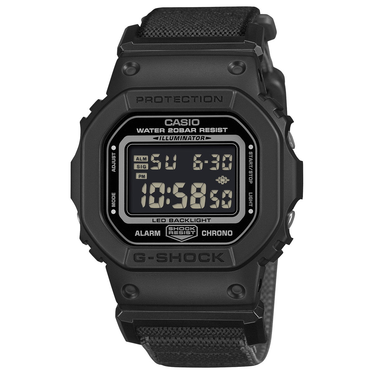 G-SHOCK デジタル カシオ Gショック CASIO 限定モデル 腕時計 メンズ DW-5600MNC-1JF NEW CLOTH BAND シリーズ【2026 新作】