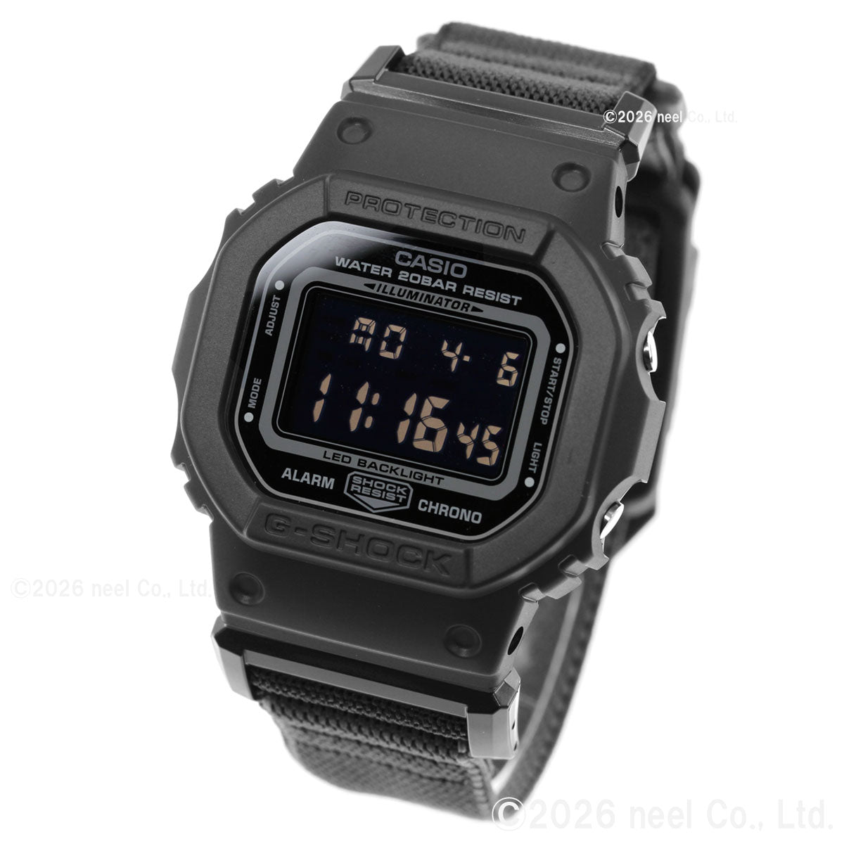 G-SHOCK デジタル カシオ Gショック CASIO 限定モデル 腕時計 メンズ DW-5600MNC-1JF NEW CLOTH BAND シリーズ【2026 新作】