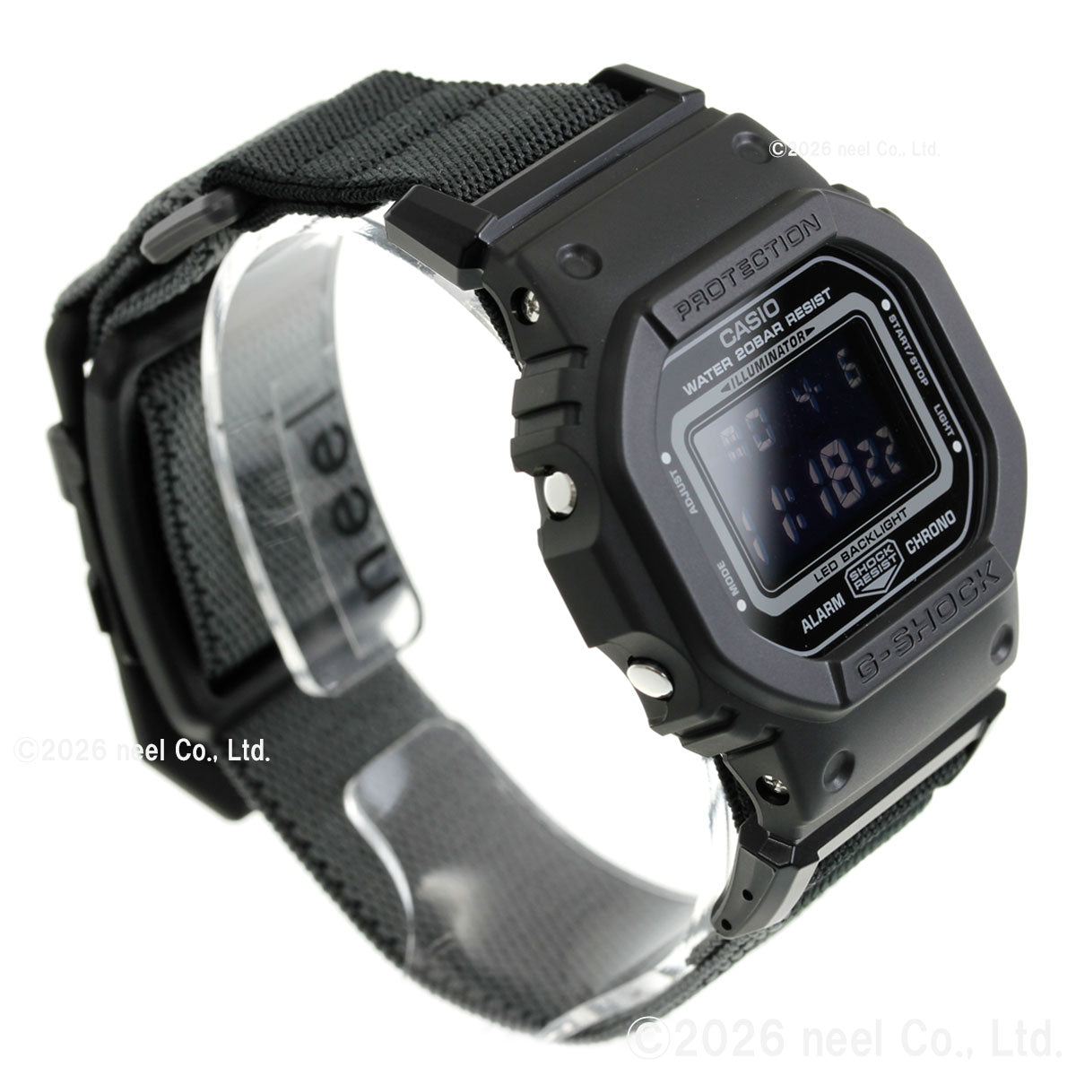 G-SHOCK デジタル カシオ Gショック CASIO 限定モデル 腕時計 メンズ DW-5600MNC-1JF NEW CLOTH BAND シリーズ【2026 新作】