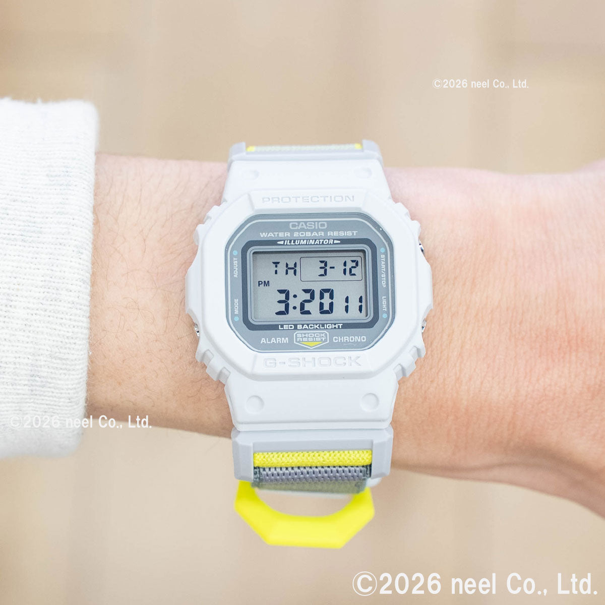 G-SHOCK デジタル カシオ Gショック CASIO 限定モデル 腕時計 メンズ DW-5600MNC-7A8JF NEW CLOTH BAND シリーズ【2026 新作】