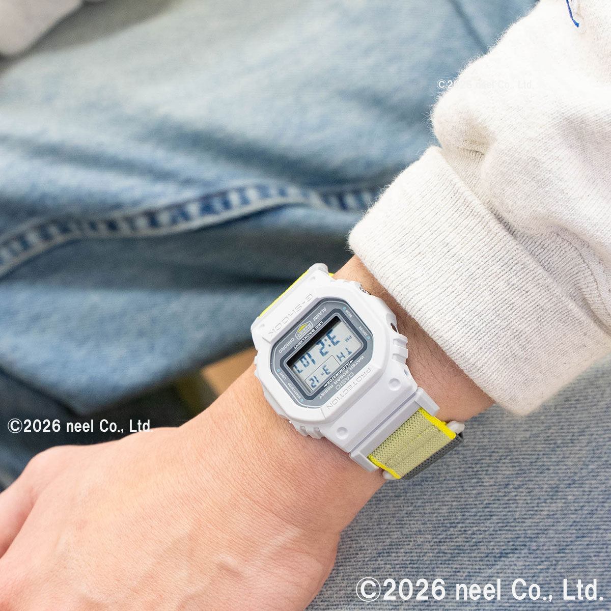 G-SHOCK デジタル カシオ Gショック CASIO 限定モデル 腕時計 メンズ DW-5600MNC-7A8JF NEW CLOTH BAND シリーズ【2026 新作】
