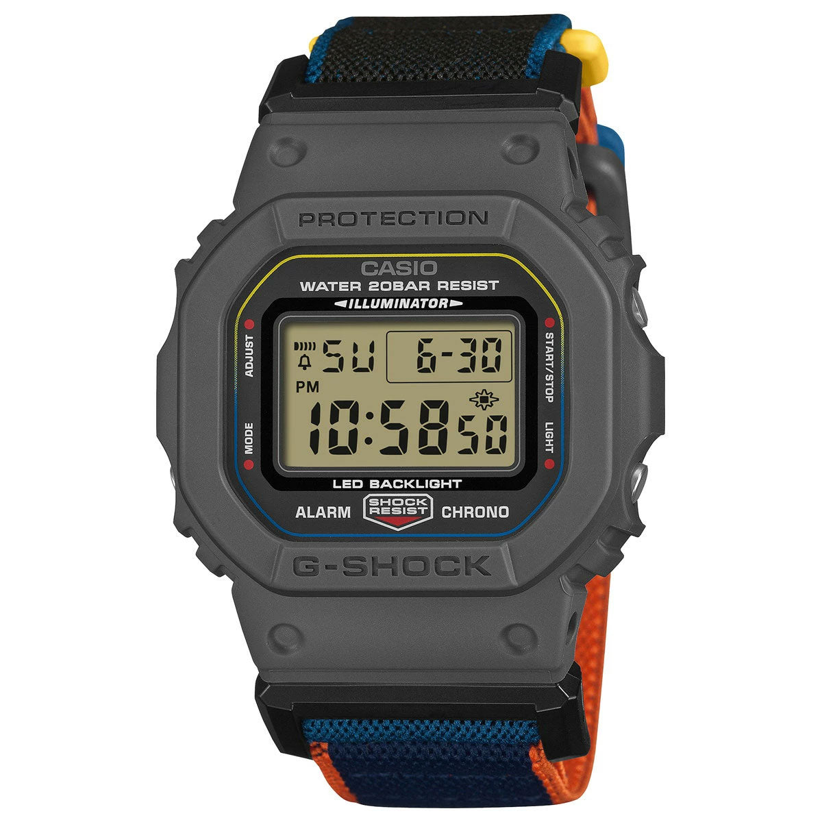 G-SHOCK デジタル カシオ Gショック CASIO 限定モデル 腕時計 メンズ DW-5600MNC-8A2JF NEW CLOTH BAND シリーズ【2026 新作】