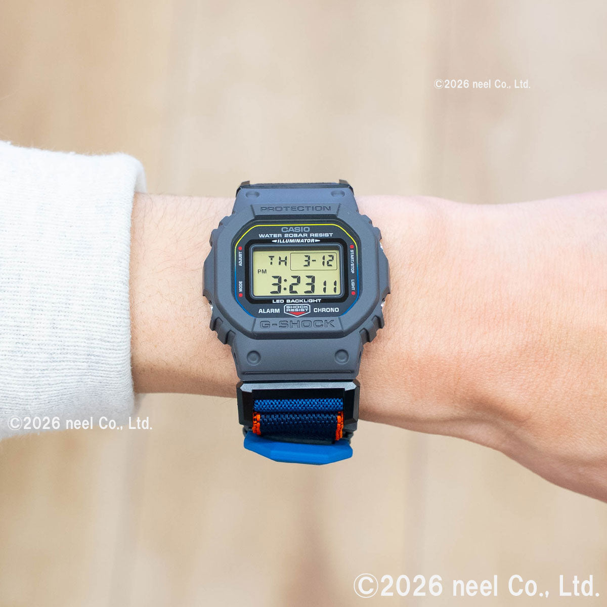 G-SHOCK デジタル カシオ Gショック CASIO 限定モデル 腕時計 メンズ DW-5600MNC-8A2JF NEW CLOTH BAND シリーズ【2026 新作】