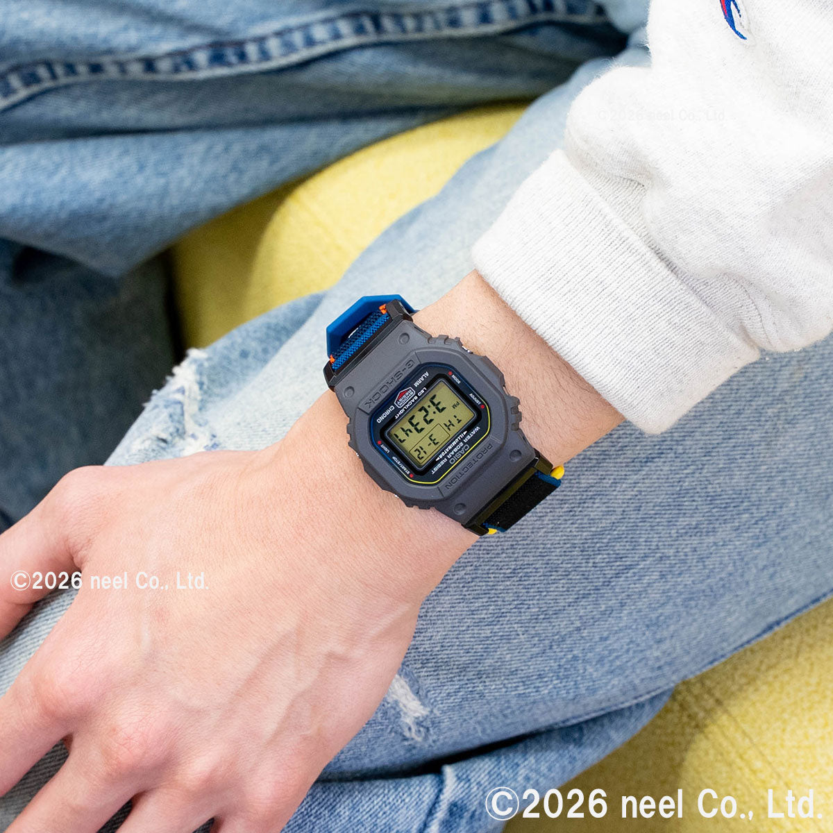 G-SHOCK デジタル カシオ Gショック CASIO 限定モデル 腕時計 メンズ DW-5600MNC-8A2JF NEW CLOTH BAND シリーズ【2026 新作】