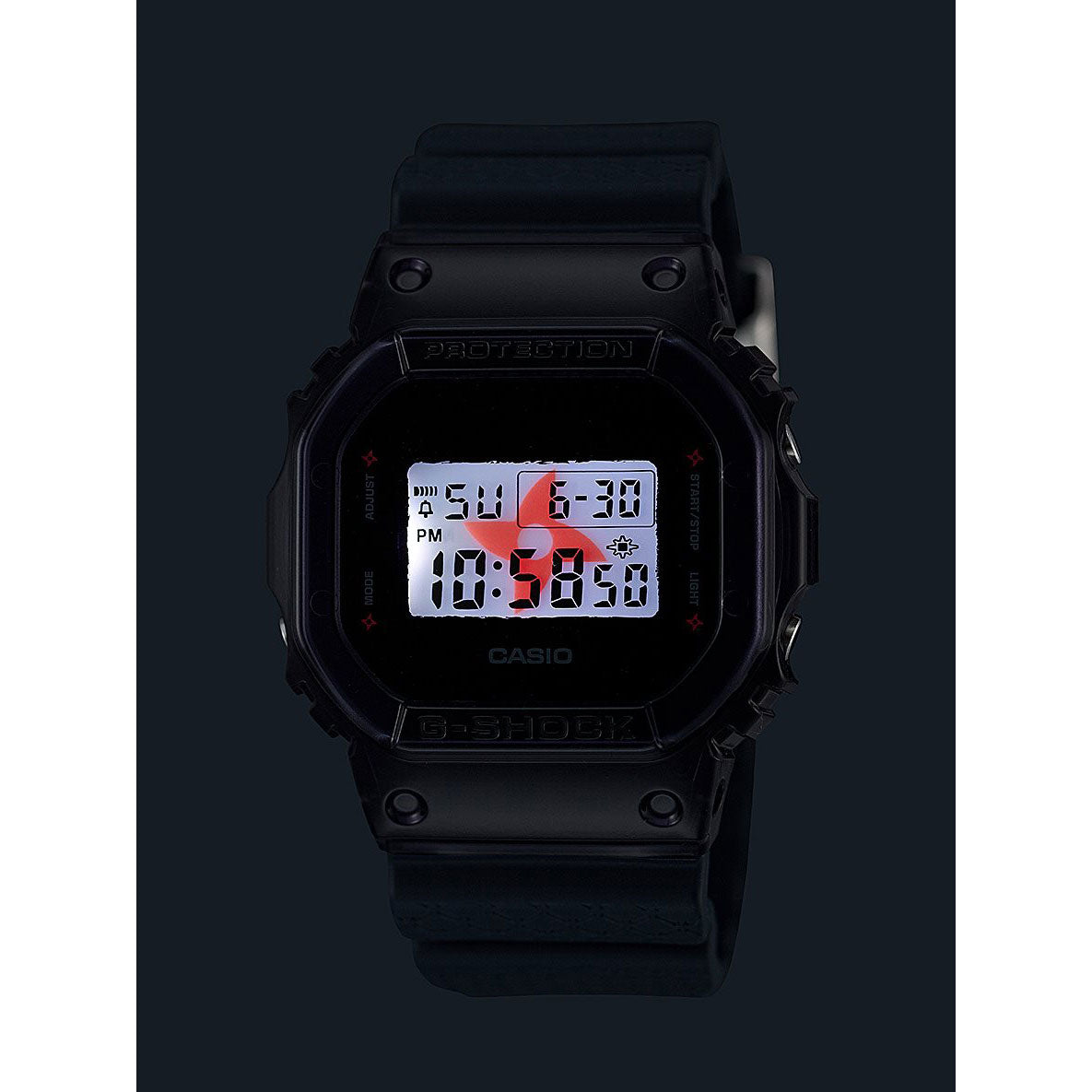 G-SHOCK デジタル メンズ 腕時計 カシオ CASIO 忍者 DW-5600NNJ-2JR すいとんの術 イメージ 手裏剣 デザイン