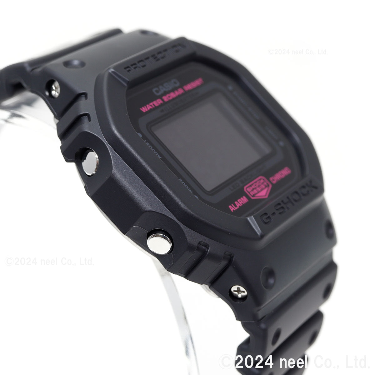 G-SHOCK デジタル カシオ Gショック CASIO 腕時計 DW-5600PK-1JR オールブラック ピンクリボン活動【2024 新作】