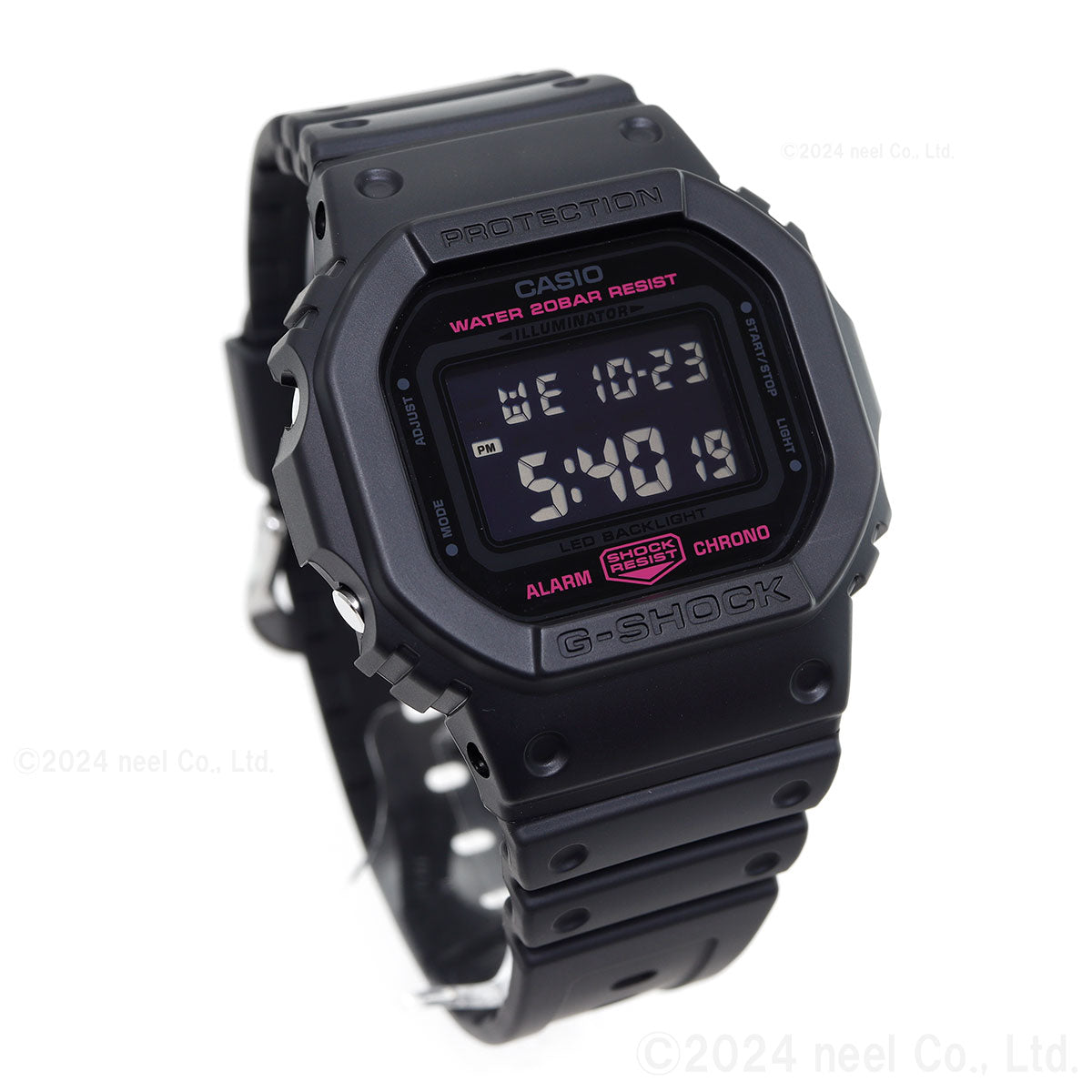 G-SHOCK デジタル カシオ Gショック CASIO 腕時計 DW-5600PK-1JR オールブラック ピンクリボン活動【2024 新作】