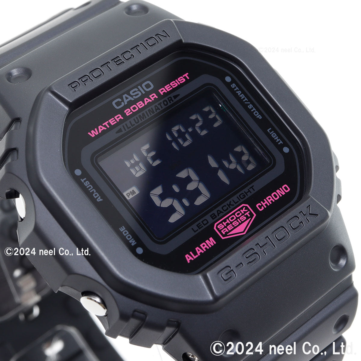 G-SHOCK デジタル カシオ Gショック CASIO 腕時計 DW-5600PK-1JR オールブラック ピンクリボン活動【2024 新作】