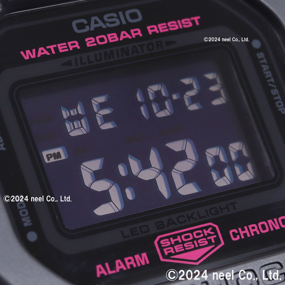 G-SHOCK デジタル カシオ Gショック CASIO 腕時計 DW-5600PK-1JR オールブラック ピンクリボン活動【2024 新作】