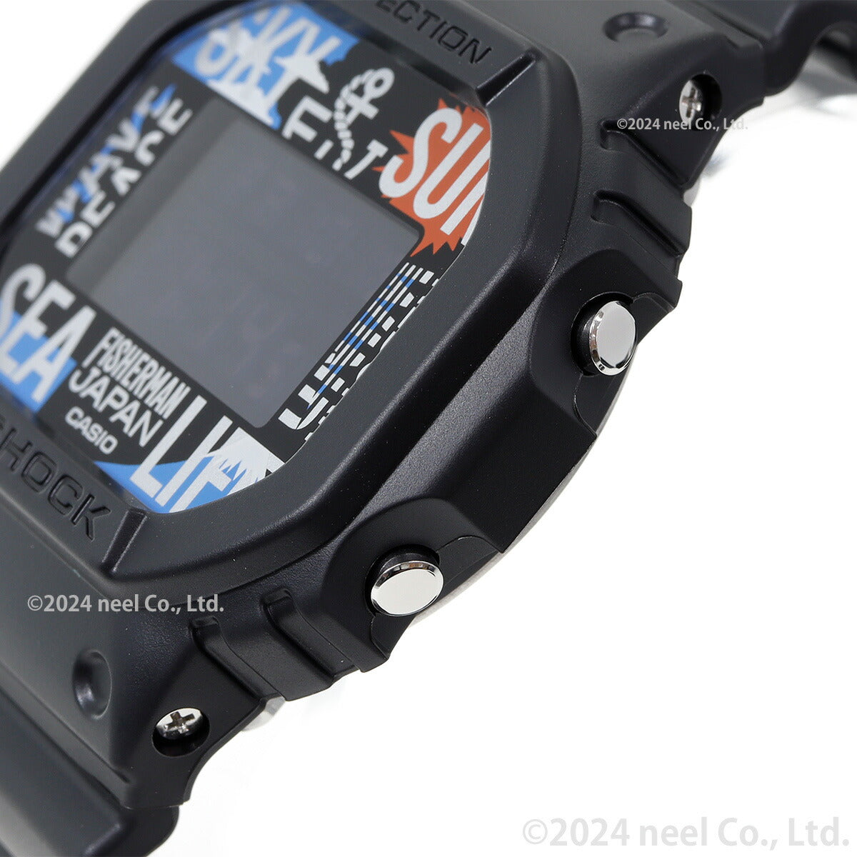 G-SHOCK デジタル カシオ Gショック CASIO Reborn Art Festival×FISHERMAN JAPAN コラボ 限定モデル 腕時計 メンズ DW-5600RF24-1JR フィッシャーマン【2024 新作】