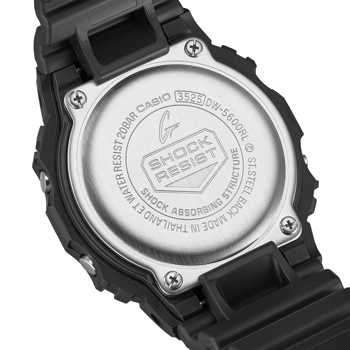 G-SHOCK デジタル カシオ Gショック CASIO 腕時計 メンズ DW-5600RL-1JF 初代G-SHOCK ブランドカラーモデル オールブラック【2024 新作】