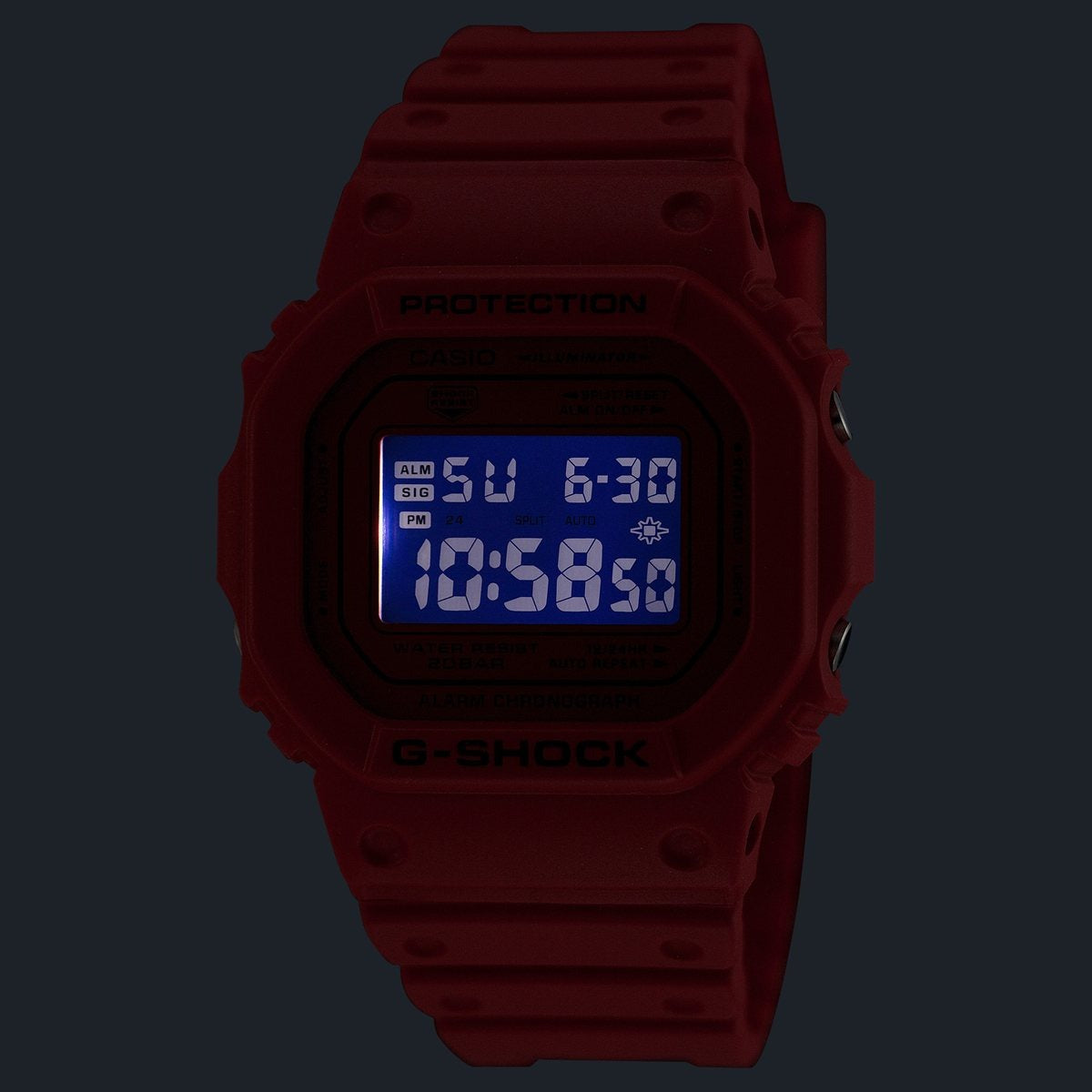 G-SHOCK デジタル カシオ Gショック CASIO 腕時計 メンズ DW-5600RRB-4JF Iconic Styles レッド
