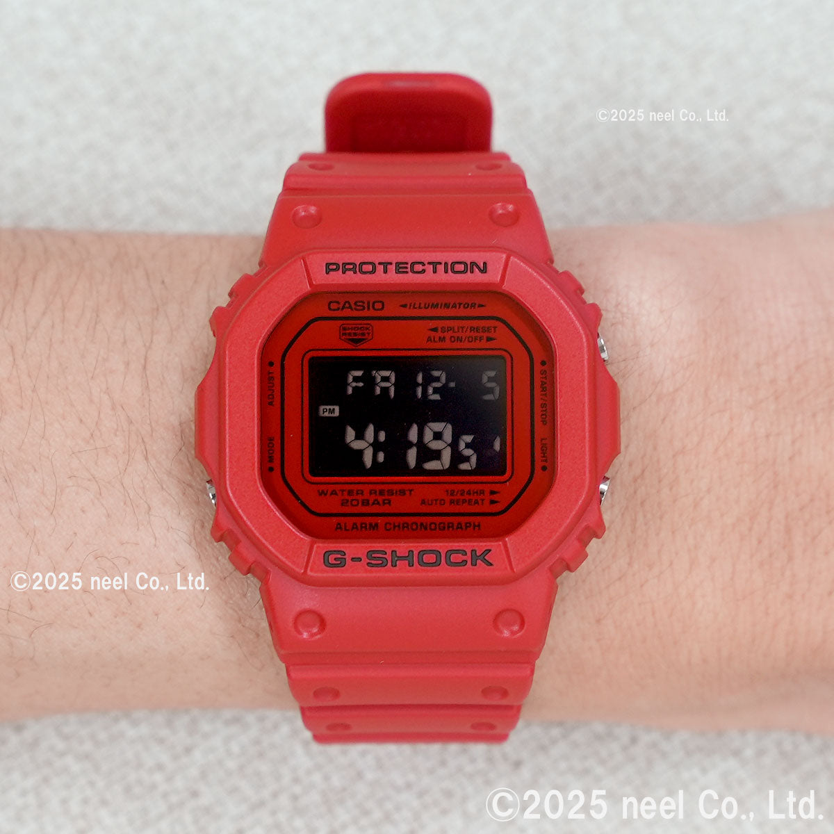 G-SHOCK デジタル カシオ Gショック CASIO 腕時計 メンズ DW-5600RRB-4JF Iconic Styles レッド