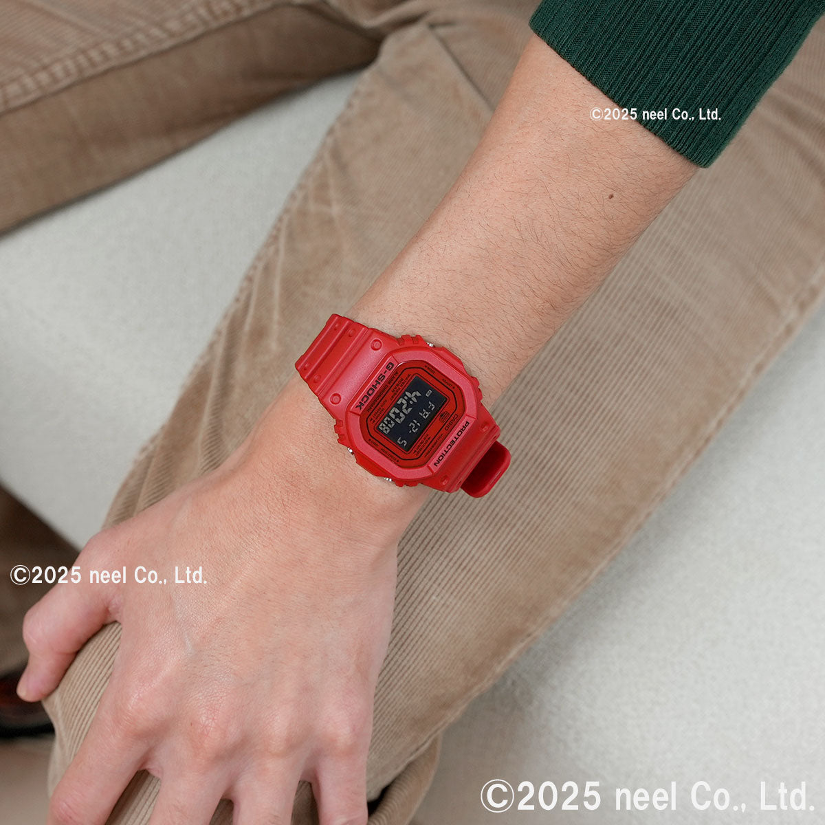 G-SHOCK デジタル カシオ Gショック CASIO 腕時計 メンズ DW-5600RRB-4JF Iconic Styles レッド