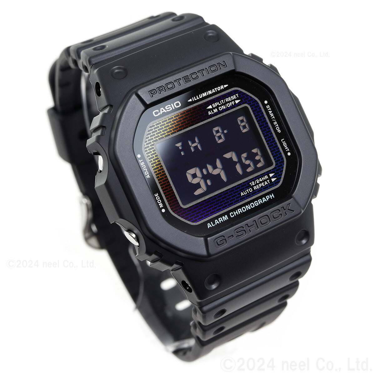 G-SHOCK デジタル カシオ Gショック CASIO 腕時計 メンズ DW-5600RW-1JF レインボーカラー レンガパターン デザイン【2024 新作】