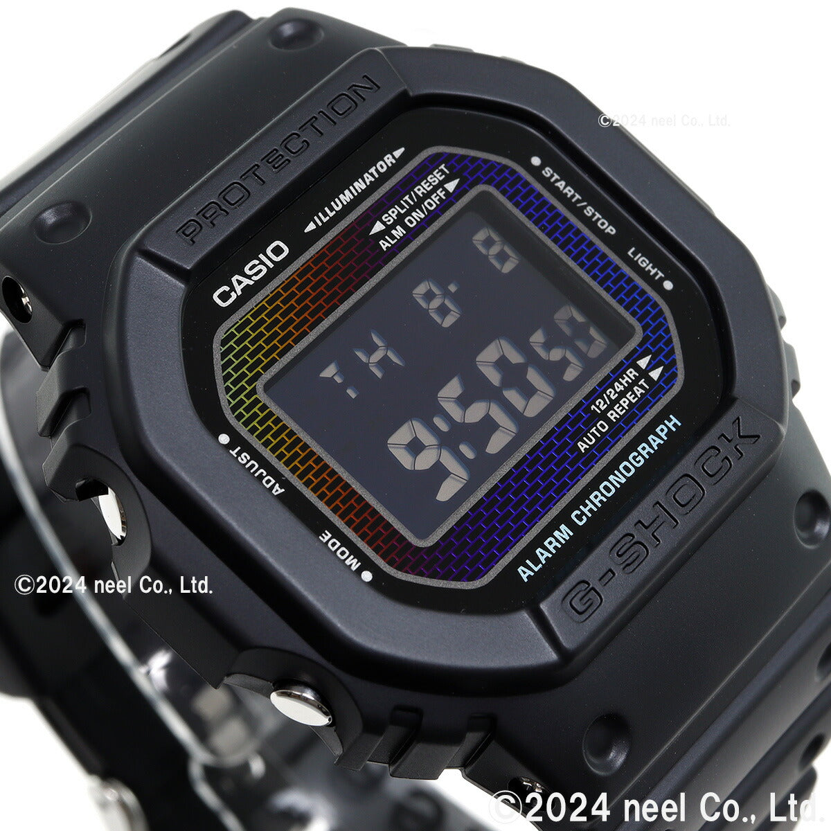 G-SHOCK デジタル カシオ Gショック CASIO 腕時計 メンズ DW-5600RW-1JF レインボーカラー レンガパターン デザイン【2024 新作】