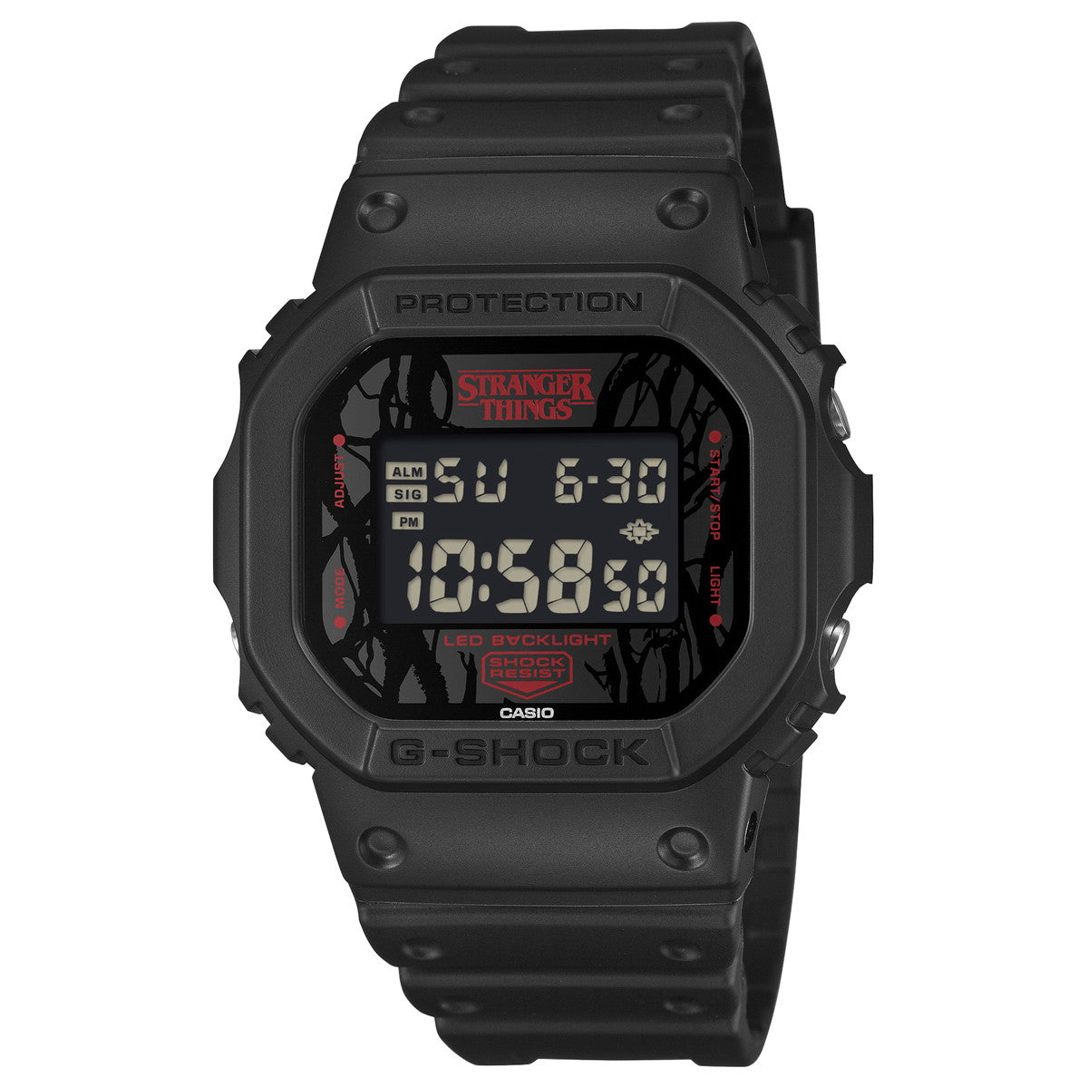 G-SHOCK デジタル カシオ Gショック CASIO Stranger Things コラボ 限定 腕時計 DW-5600STT-1JR UPSIDEDOWN ストレンジャー シングス 未知の世界【2025 新作】