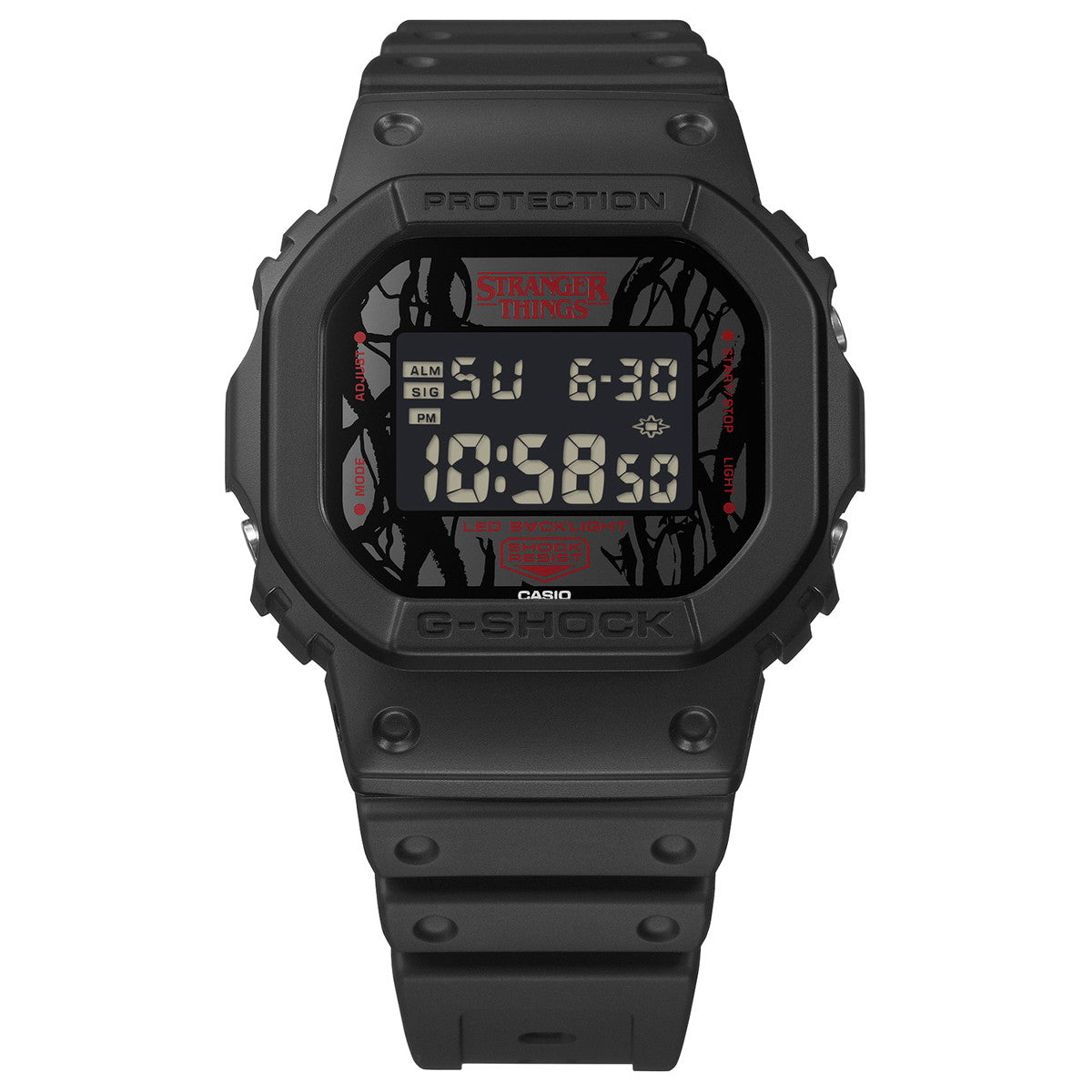 G-SHOCK デジタル カシオ Gショック CASIO Stranger Things コラボ 限定 腕時計 DW-5600STT-1JR UPSIDEDOWN ストレンジャー シングス 未知の世界【2025 新作】