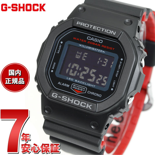 G-SHOCK デジタル カシオ Gショック CASIO 限定モデル 腕時計 メンズ DW-5600UHR-1JF LEDバックライト【2024 新作】