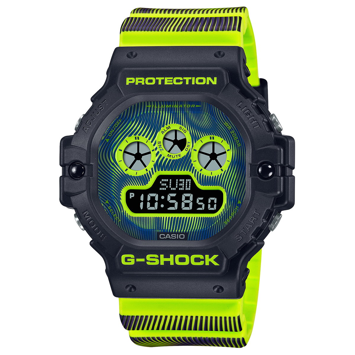 G-SHOCK デジタル メンズ オンライン限定モデル 腕時計 カシオ CASIO DW-5900TD-9JF Time distortion シリーズ