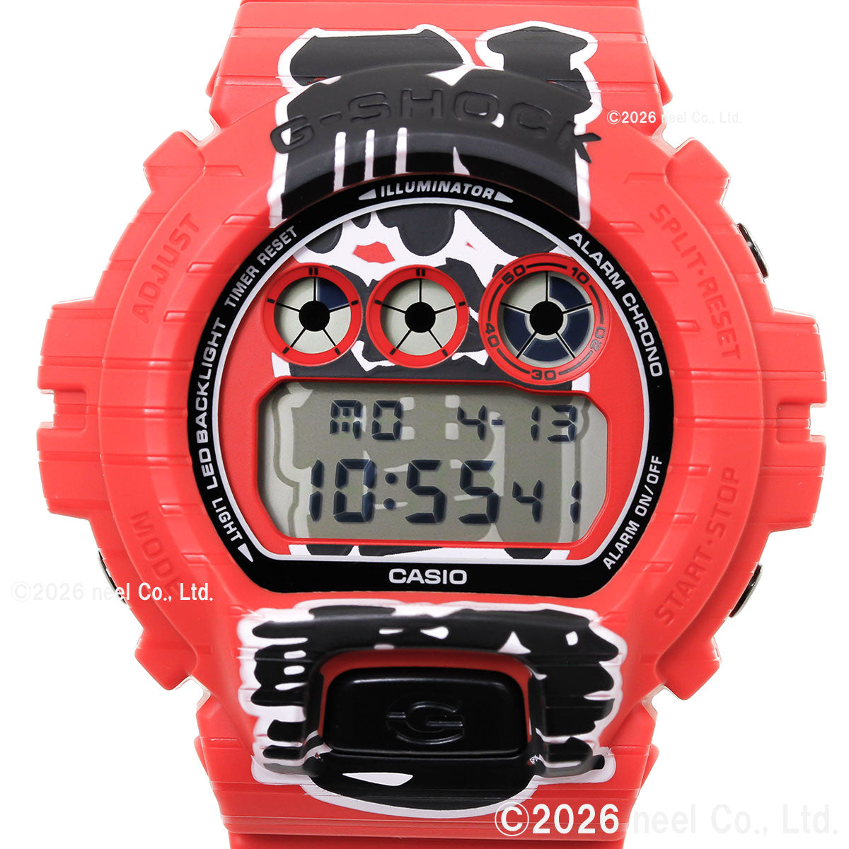 G-SHOCK デジタル カシオ Gショック CASIO 腕時計 メンズ DW-6900AKA-4JR 赤提灯 耐衝撃プリント【2026 新作】