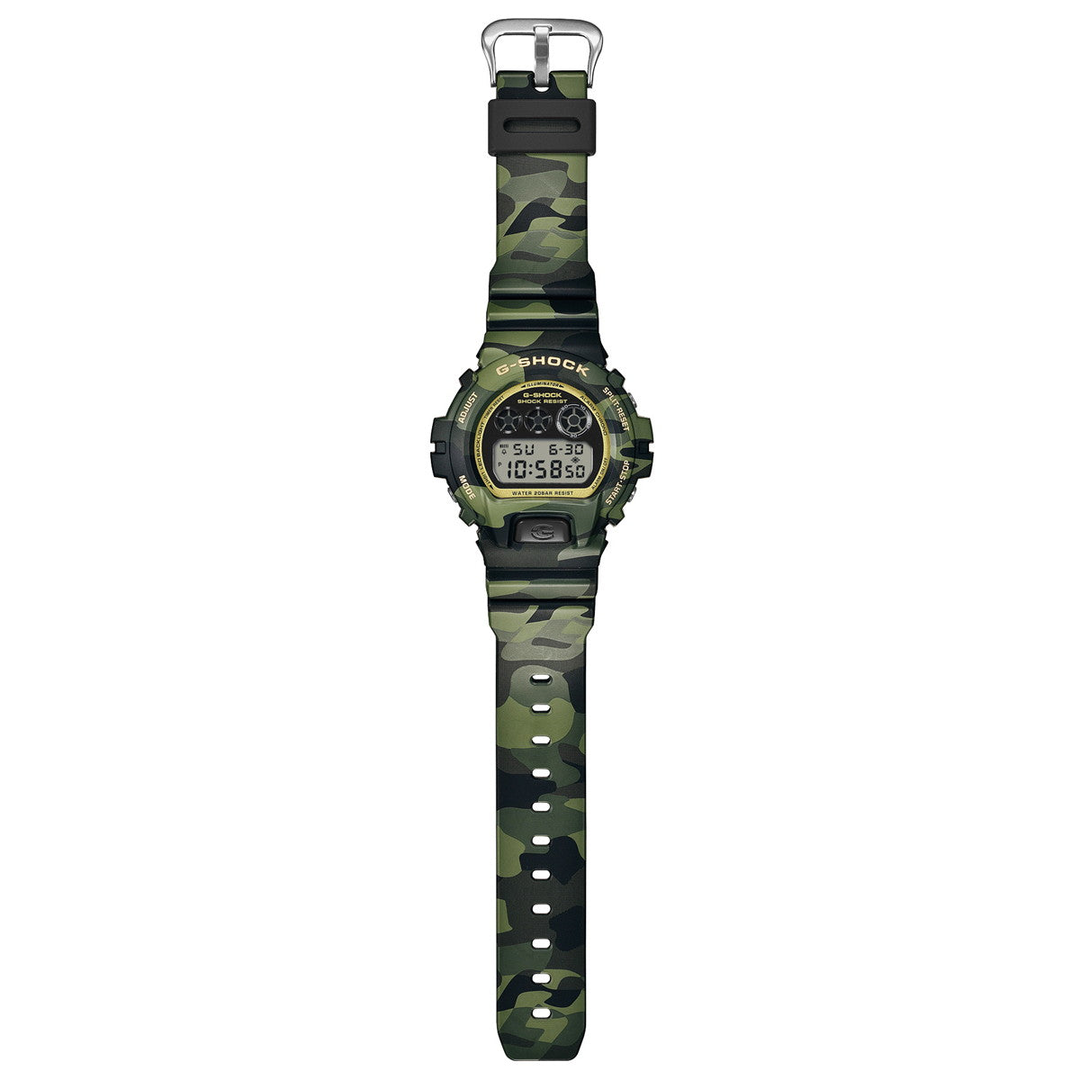G-SHOCK カシオ Gショック CASIO デジタル 限定モデル 腕時計 メンズ DW-6900CMG-3JF BOLD CAMO Series CAMO AND GOLD【2026 新作】