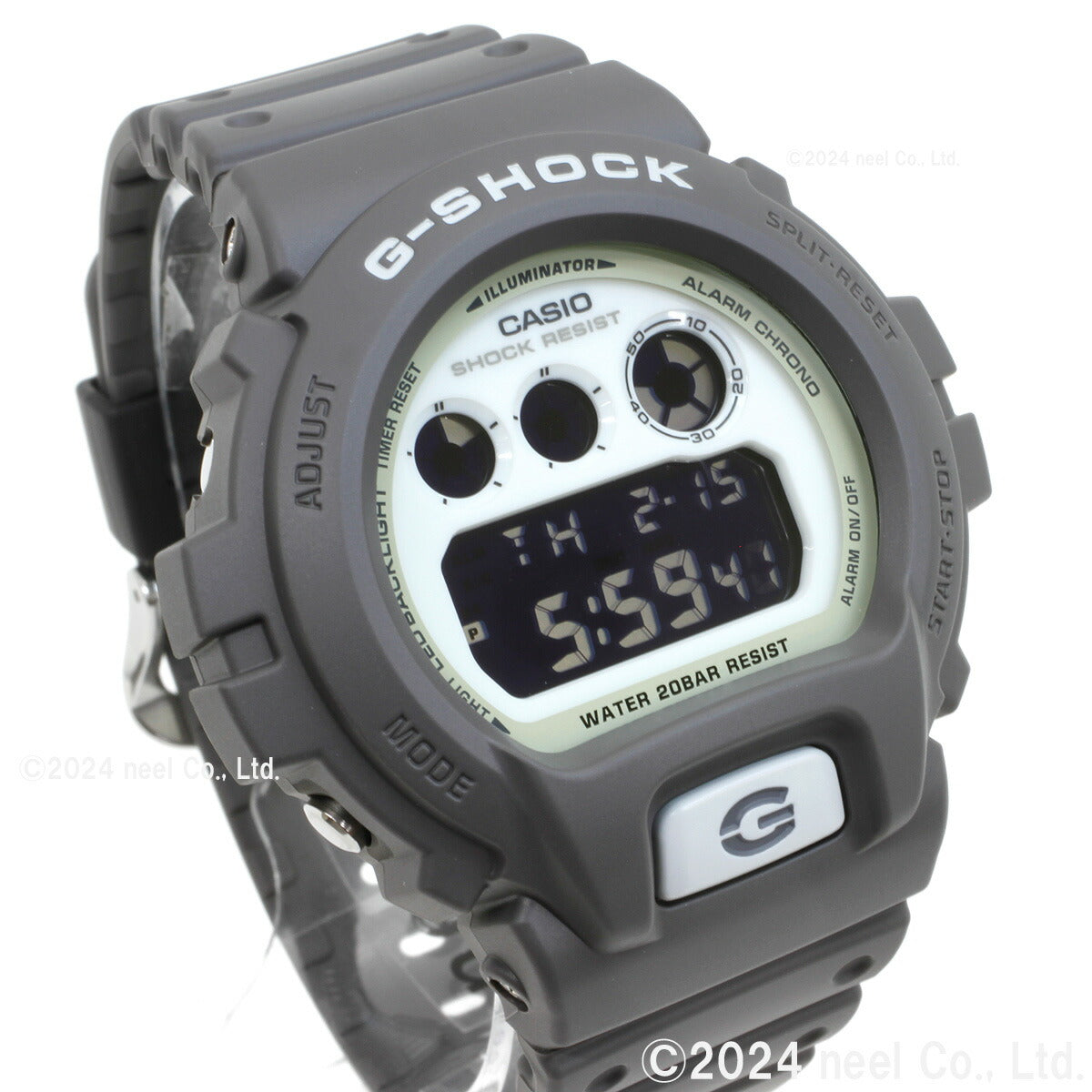 G-SHOCK デジタル メンズ 腕時計 カシオ CASIO DW-6900HD-8JF HIDDEN GLOW Series グレー【2024 新作】