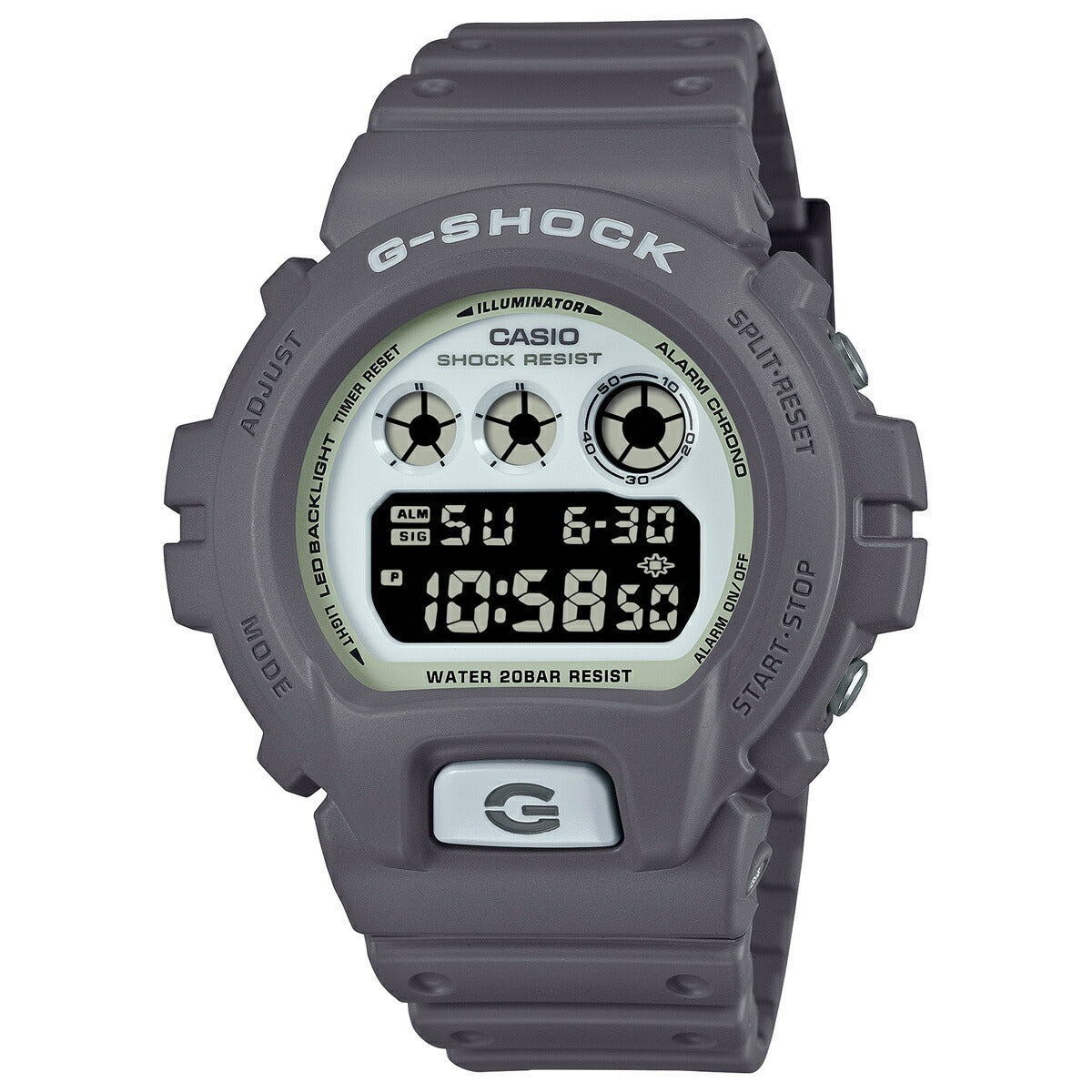 G-SHOCK デジタル メンズ 腕時計 カシオ CASIO DW-6900HD-8JF HIDDEN GLOW Series グレー【2024 新作】