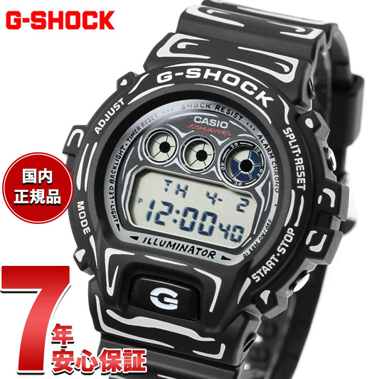 G-SHOCK デジタル カシオ Gショック CASIO Joshua Vides コラボ 限定モデル 腕時計 メンズ DW-6900JV-1JR【2026 新作】