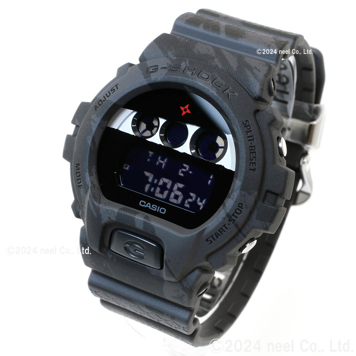 G-SHOCK デジタル メンズ 腕時計 カシオ CASIO 忍者 DW-6900NNJ-1JR 忍者走り イメージ 手裏剣 デザイン