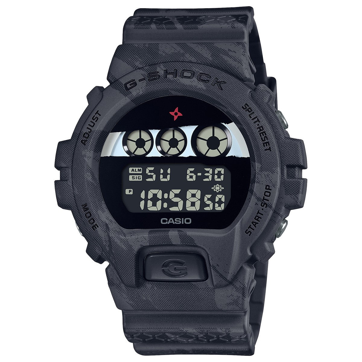 G-SHOCK デジタル メンズ 腕時計 カシオ CASIO 忍者 DW-6900NNJ-1JR 忍者走り イメージ 手裏剣 デザイン