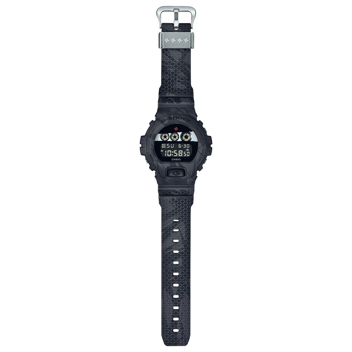 G-SHOCK デジタル メンズ 腕時計 カシオ CASIO 忍者 DW-6900NNJ-1JR 忍者走り イメージ 手裏剣 デザイン