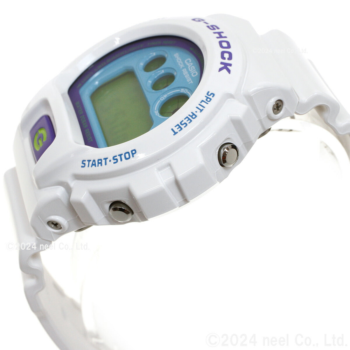G-SHOCK デジタル 限定モデル 腕時計 メンズ カシオ CASIO DW-6900RCS-7JF CRAZY COLORS 2024 ホワイト【2024 新作】