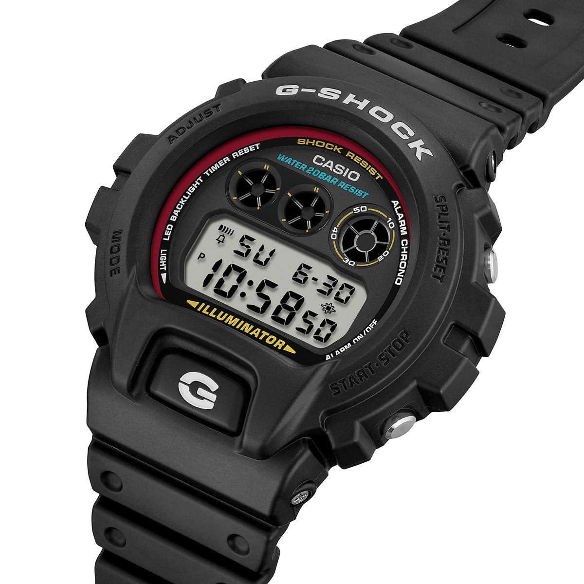 G-SHOCK デジタル カシオ Gショック CASIO 腕時計 メンズ DW-6900RL-1JF 初代G-SHOCK ブランドカラーモデル オールブラック【2024 新作】