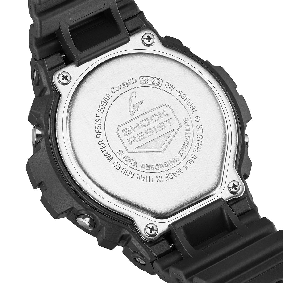 G-SHOCK デジタル カシオ Gショック CASIO 腕時計 メンズ DW-6900RL-1JF 初代G-SHOCK ブランドカラーモデル オールブラック【2024 新作】