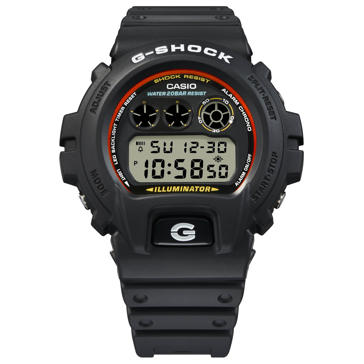 G-SHOCK デジタル カシオ Gショック CASIO 腕時計 メンズ DW-6900RL-1JF 初代G-SHOCK ブランドカラーモデル オールブラック【2024 新作】