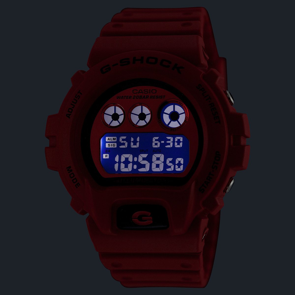 G-SHOCK デジタル カシオ Gショック CASIO 腕時計 メンズ DW-6900RRB-4JF Iconic Styles レッド【2025 新作】