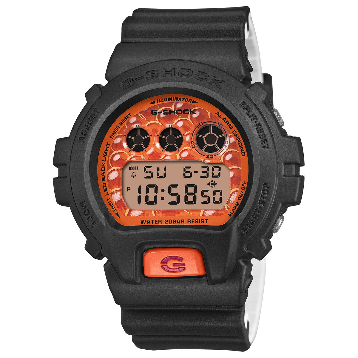 G-SHOCK デジタル カシオ Gショック CASIO 腕時計 メンズ DW-6900SSH-1JR 寿司 いくら【2026 新作】