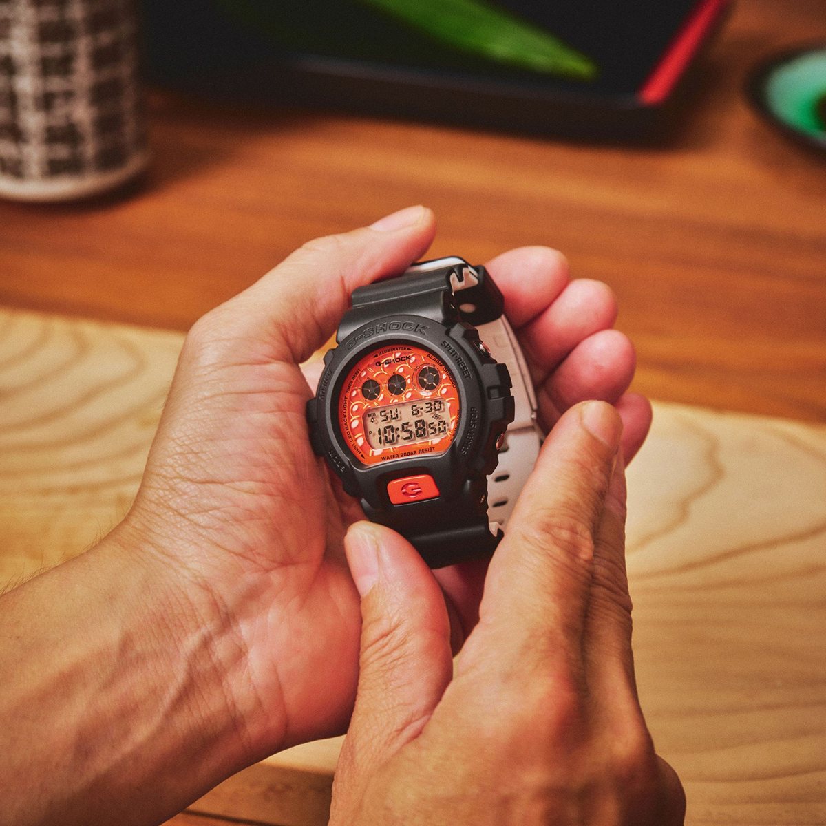 G-SHOCK デジタル カシオ Gショック CASIO 腕時計 メンズ DW-6900SSH-1JR 寿司 いくら【2026 新作】