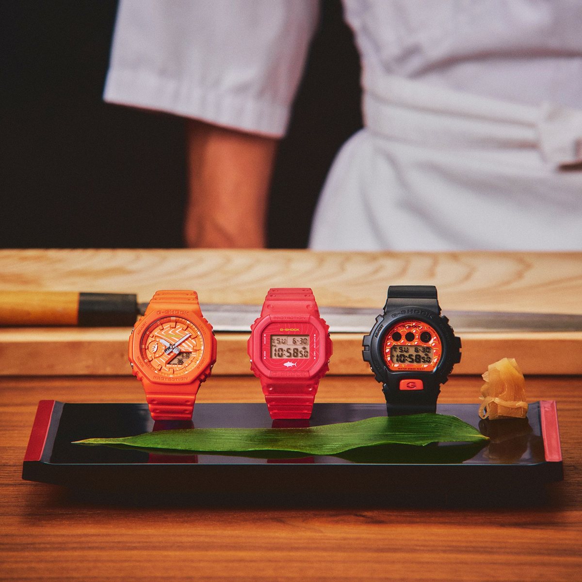 G-SHOCK デジタル カシオ Gショック CASIO 腕時計 メンズ DW-6900SSH-1JR 寿司 いくら【2026 新作】