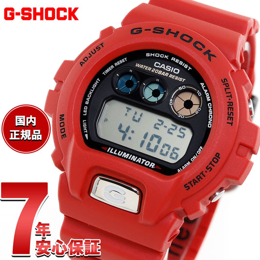 G-SHOCK デジタル カシオ Gショック CASIO 限定モデル 腕時計 メンズ DW-6900TR-4JR DW-6900 30TH ANNIVERSARY MODELS レッド【2025 新作】