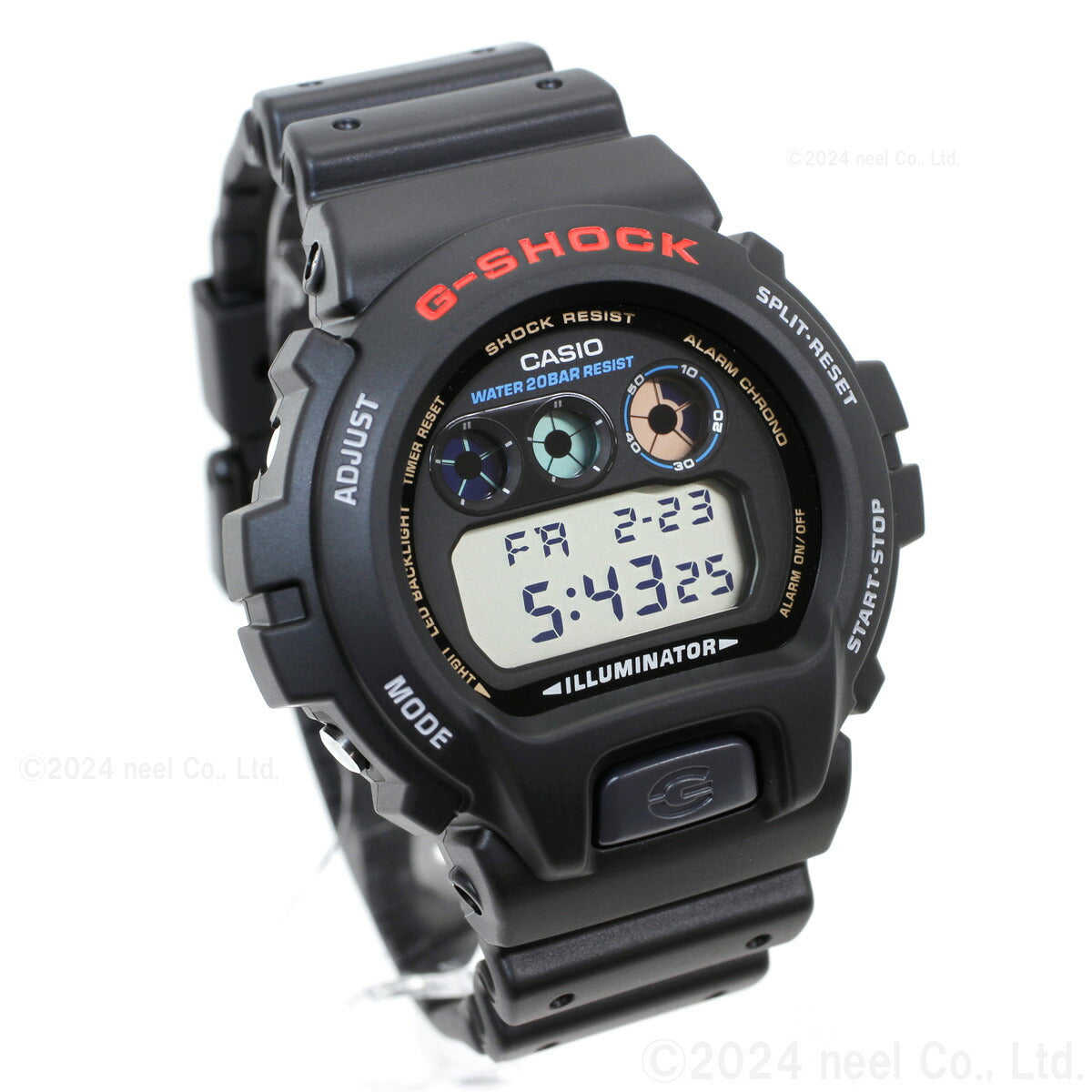 G-SHOCK デジタル カシオ Gショック CASIO 腕時計 メンズ DW-6900U-1JF LEDバックライト【2024 新作】