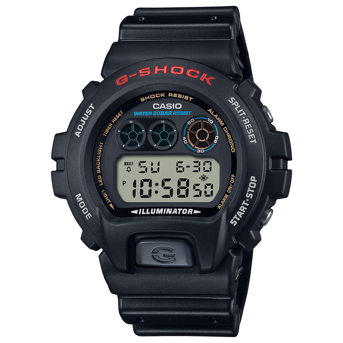 G-SHOCK デジタル カシオ Gショック CASIO 腕時計 メンズ DW-6900U-1JF LEDバックライト【2024 新作】