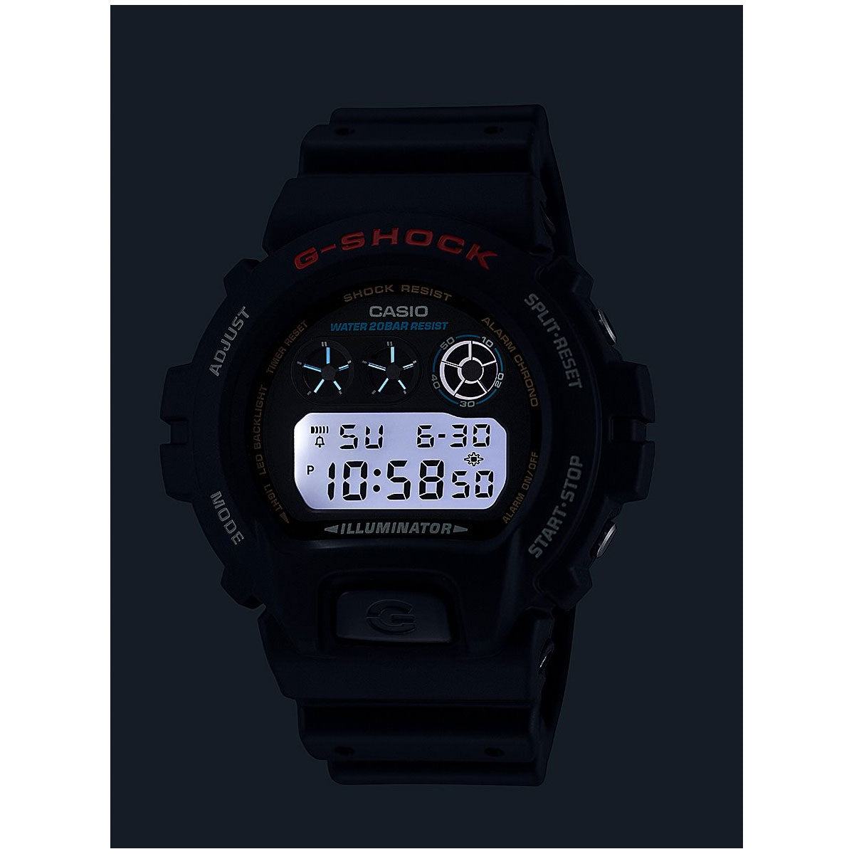 G-SHOCK デジタル カシオ Gショック CASIO 腕時計 メンズ DW-6900U-1JF LEDバックライト【2024 新作】